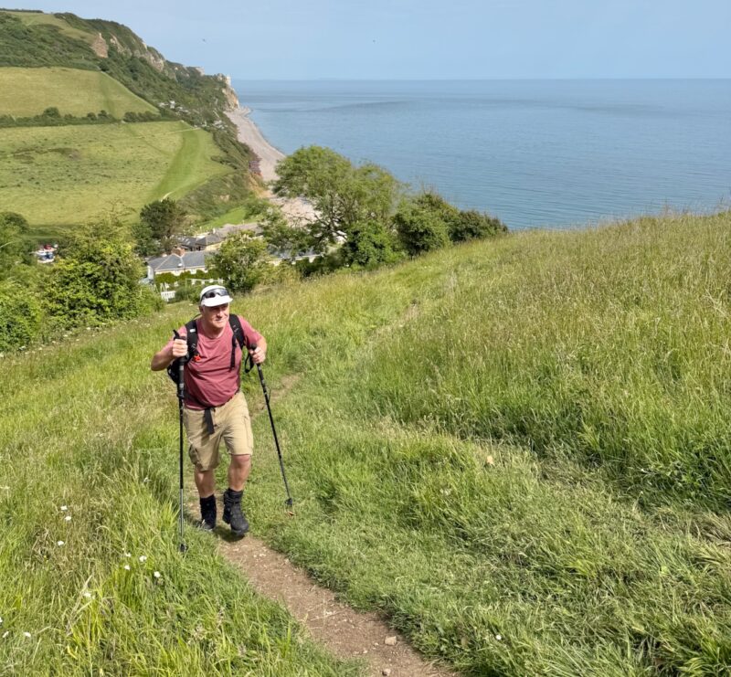 PlanetSKI hiking the South West Coastal Path. Image © PlanetSKI